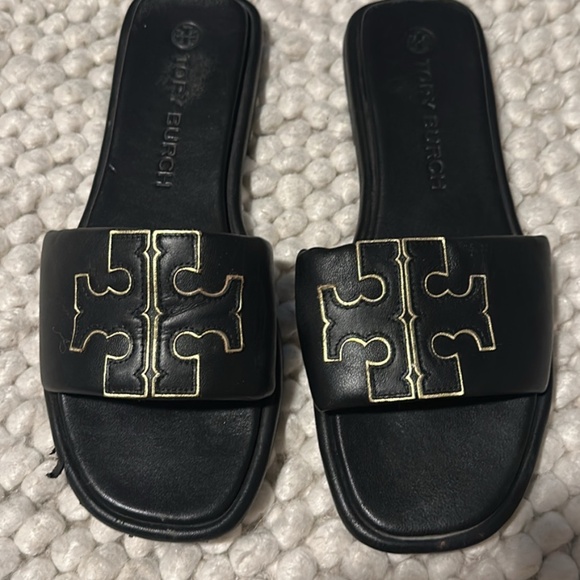 Tory Burch Black Sandals - Picture 1 of 1